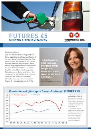 Vorderseite des 2-seitigen Flyers